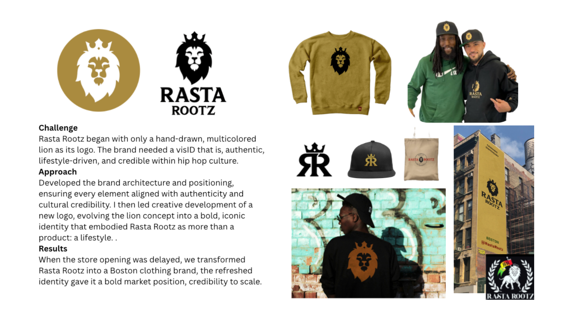 Rasta Rootz branding and merchandise